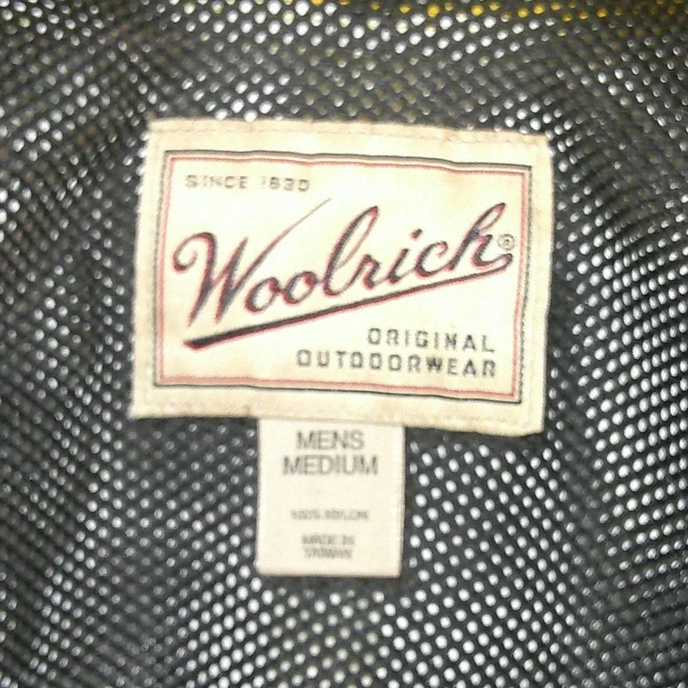 Woolrich Hydromax 2100 Yellow Black Outdoor Waterproof Windbreaker Jacket Medium